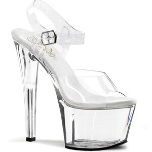 Pleaser Sky 308 Clear Platform High Heels